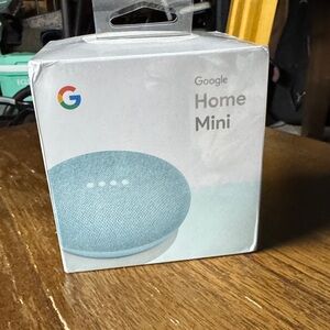 Google Home Mini in Aqua Blue